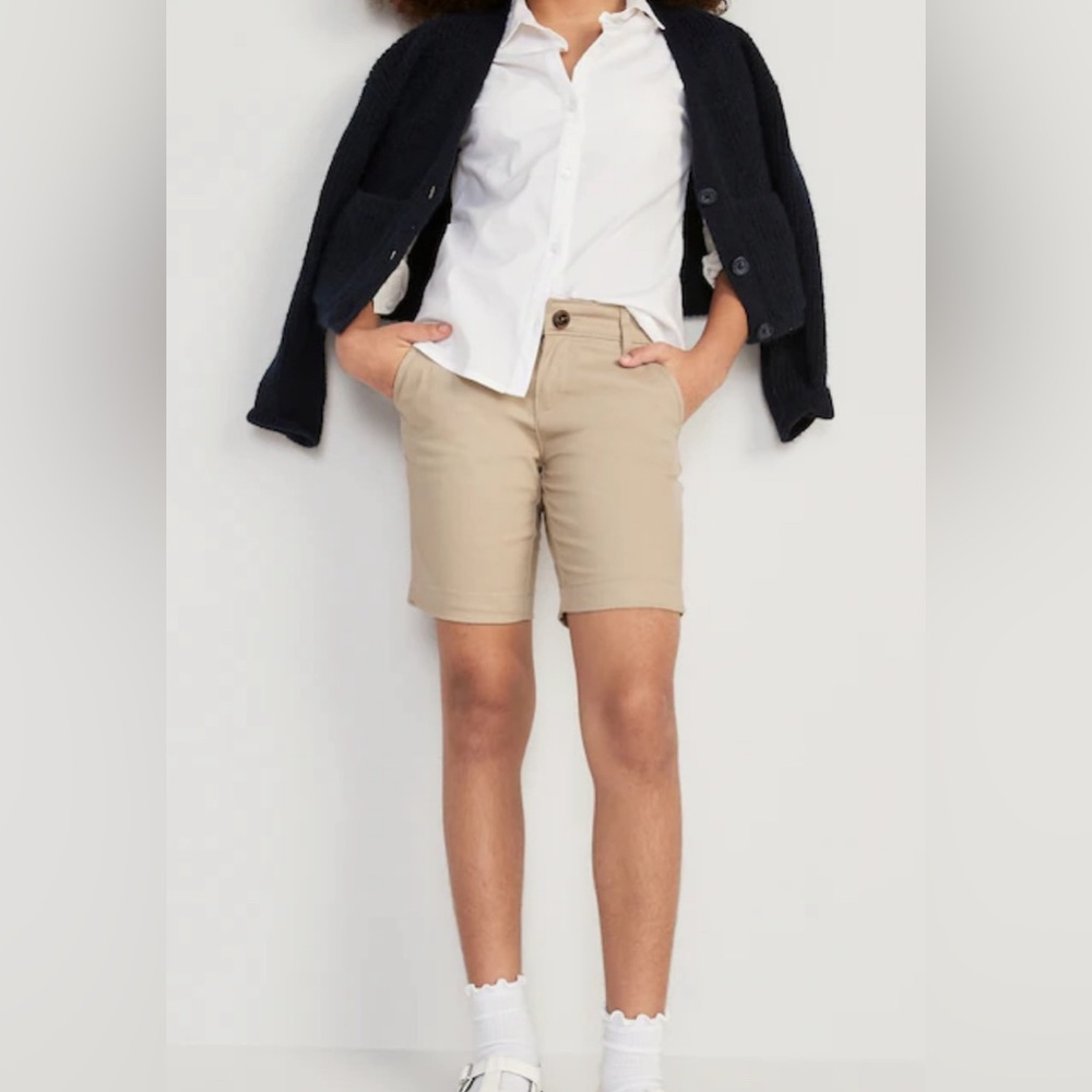 Girl’s Khaki Bermuda Shorts